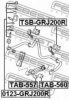 FEBEST TSB-GRJ200R Stabiliser Mounting